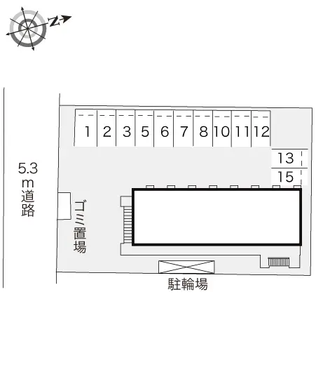 ★手数料０円★大阪市平野区瓜破東　月極駐車場（LP）